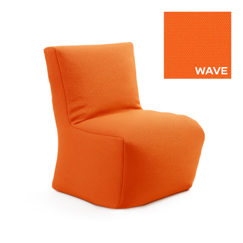Pouf Cocoon (M) - Materiale Wave - 45 x 40 x  h 50 cm (altezza seduta 25 cm)
