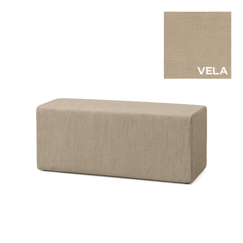 Pouf Hard Tower (S) - Materiale Vela - 90 x 50 x h  45 cm