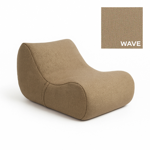Lounge Hush -Materiale Wave - 135 x 80 x  h 58 cm (altezza seduta 32 cm)