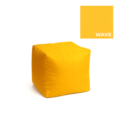 Pouf Soft Cube (S) -Materiale Wave - 50 x h 45 cm