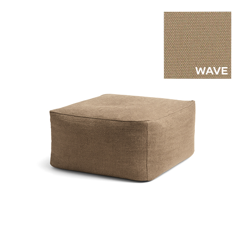 Pouf Soft Cube (M) - Materiale Wave - 70 x h 45 cm