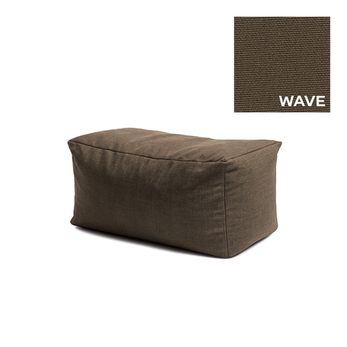 Pouf Soft Tower (S) - Materiale Wave - 90 x 50 x h  45 cm